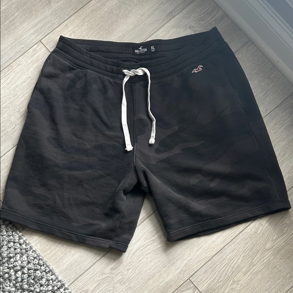 Hollister Men's Dark Gray Athletic Shorts